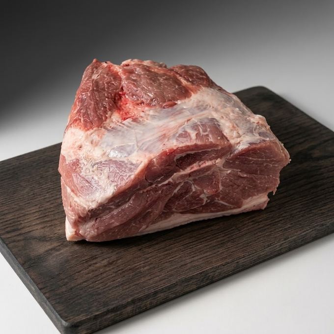 Aguja y paleta de cerdo